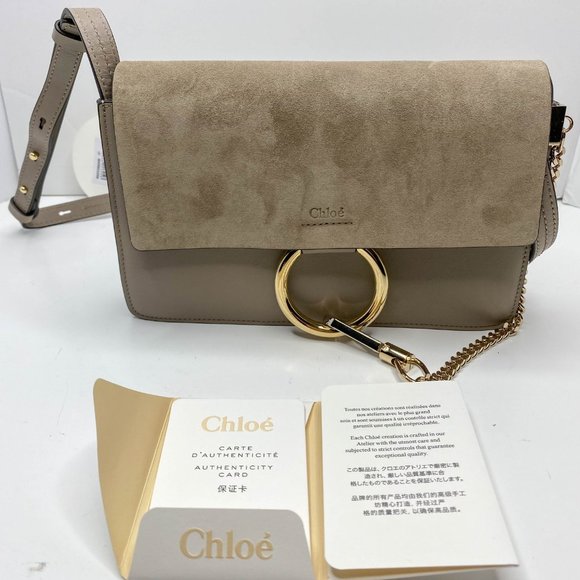Chloe Faye Small Shoulder Bag Motty Grey - Picture 2 of 11